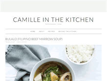 Tablet Screenshot of camilleinthekitchen.com